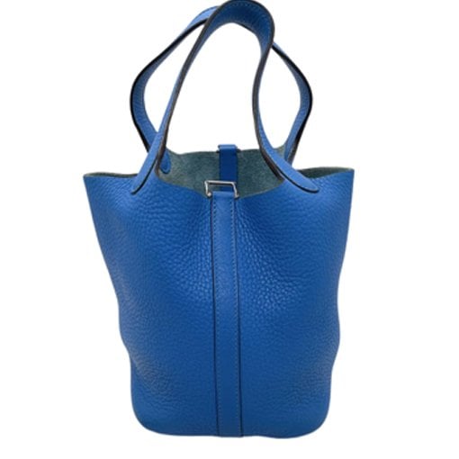 Picotin leather tote