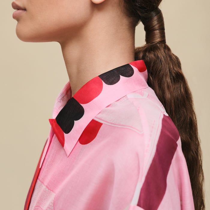 Rose Bonbon "Bride a Bloc" Beach Shirt