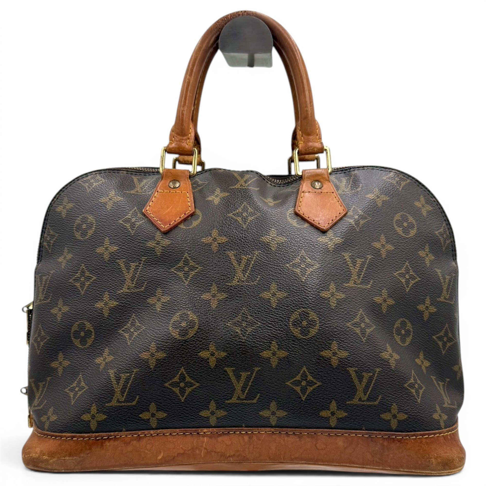 Louis Vuitton Alma leather handbag