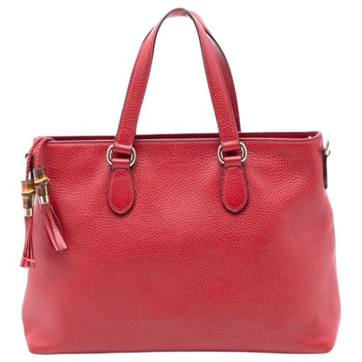 Bamboo leather satchel