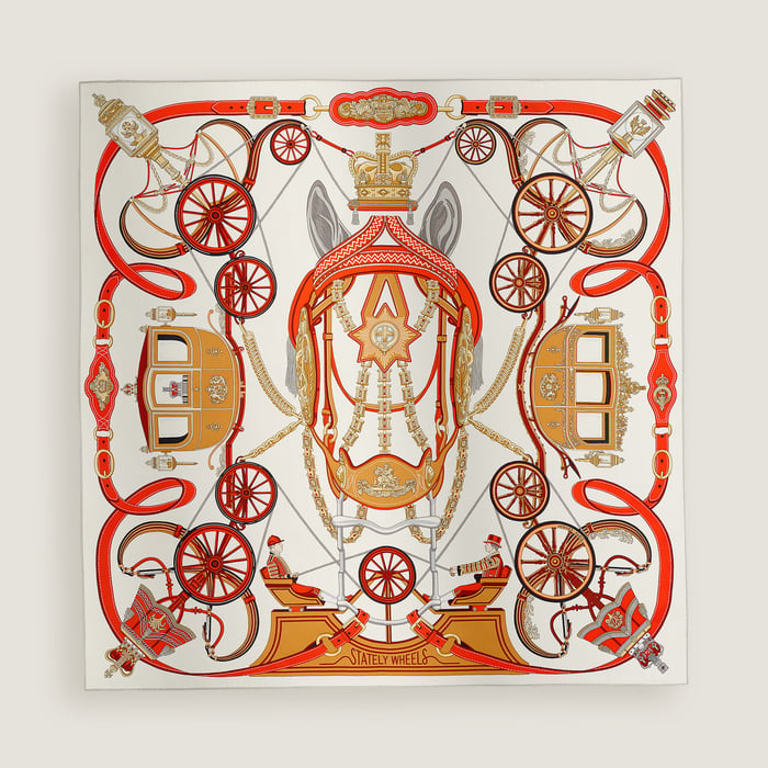 Stately Wheels Scarf 90