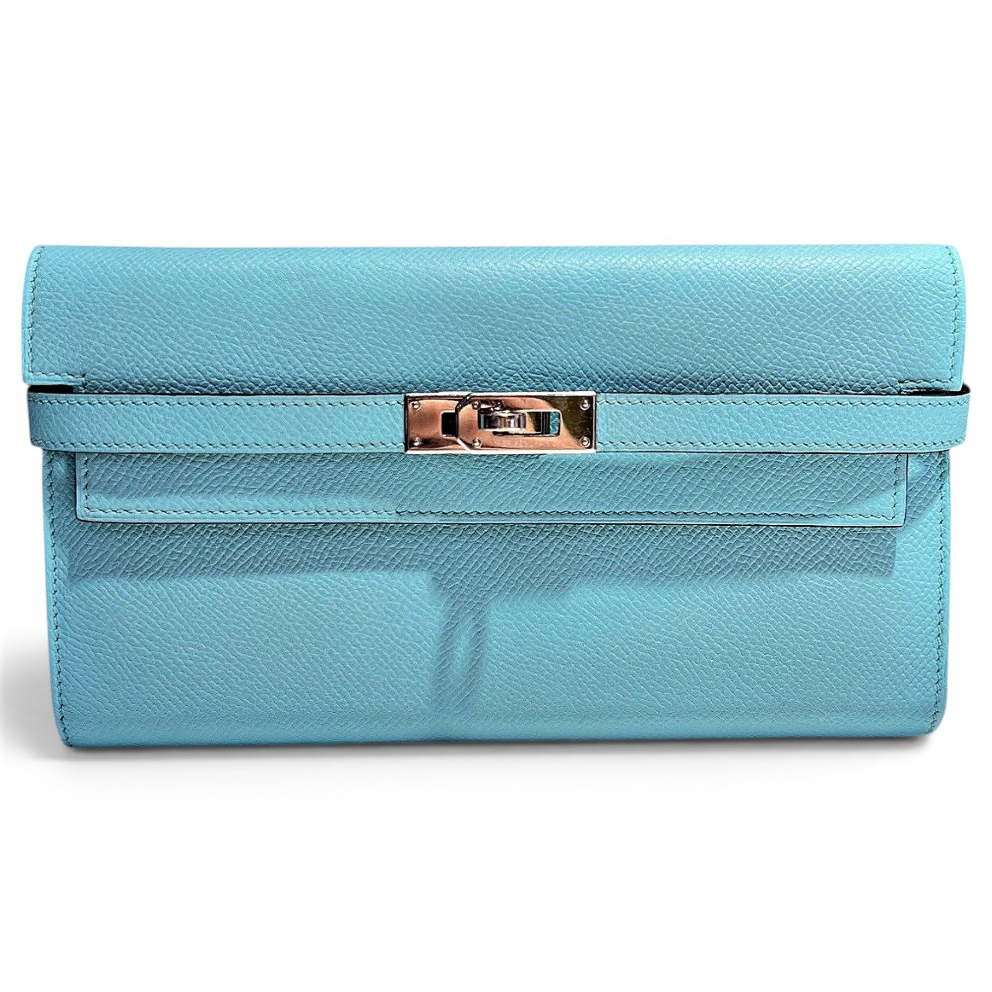 Kelly to go leather clutch bag
