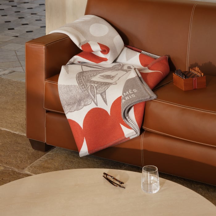 Rouge H Cheval Joker Blanket