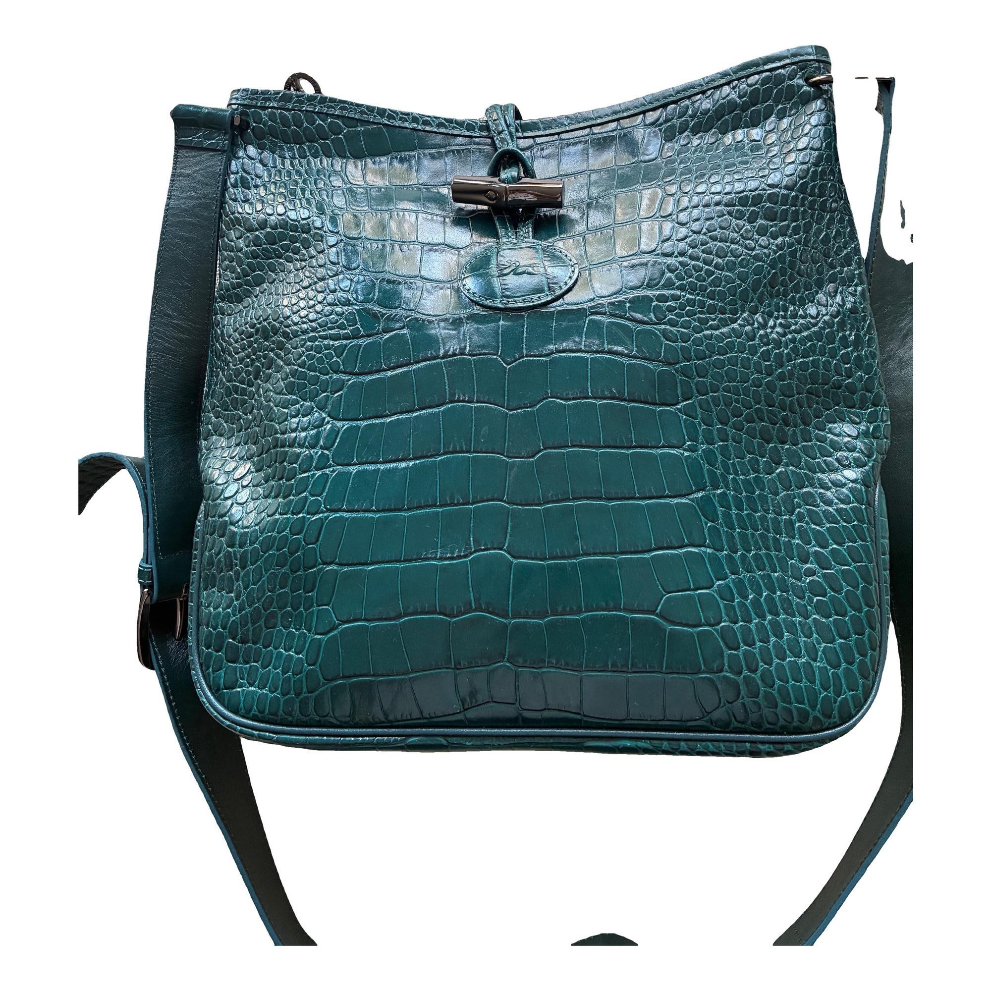 Roseau patent leather crossbody bag