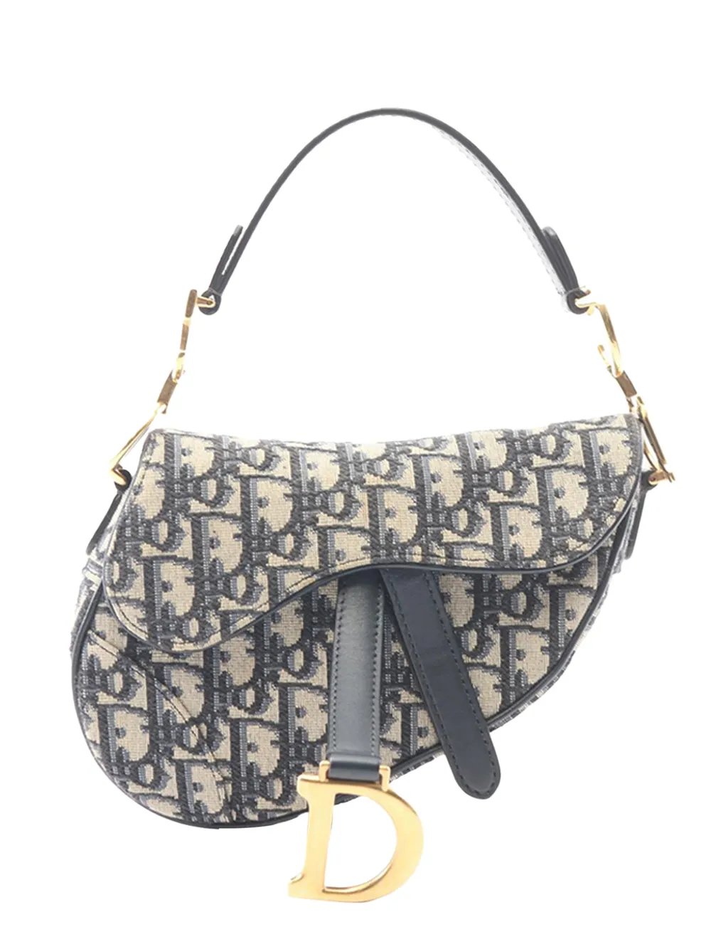 2010-2026 Mini Oblique Canvas Saddle Bag satchel