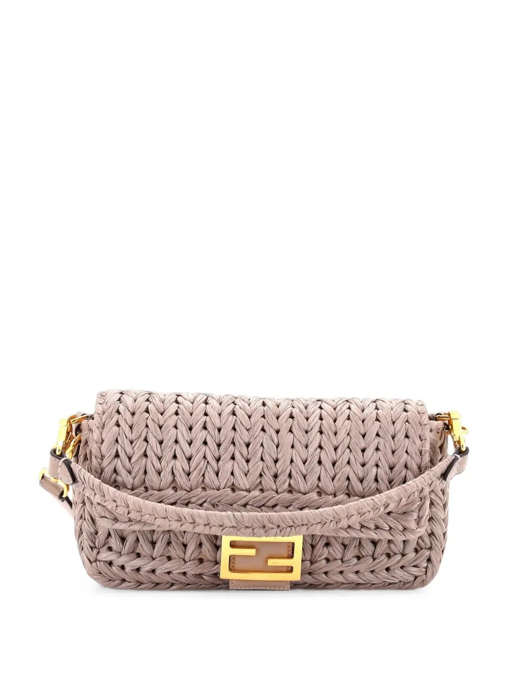 Fendi Baguette NM Bag Woven Raffia Medium shoulder bag