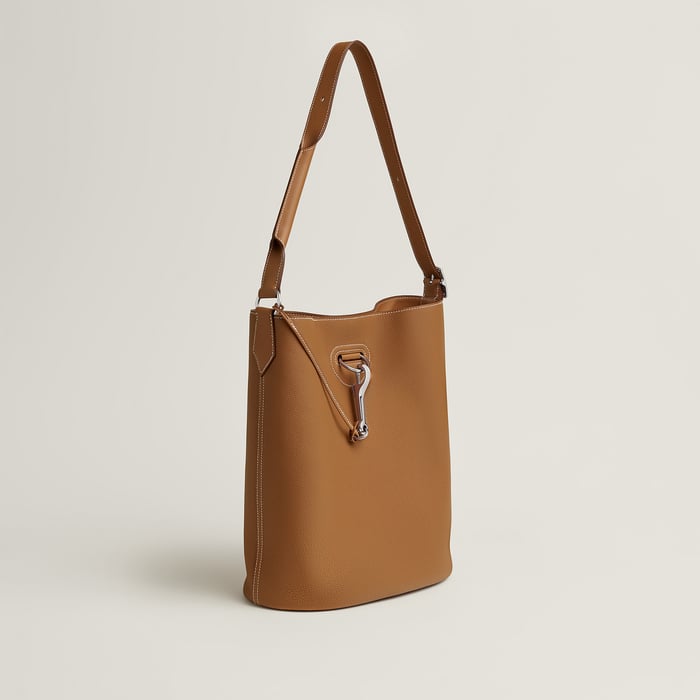 Gold Seau Mousqueton Bag