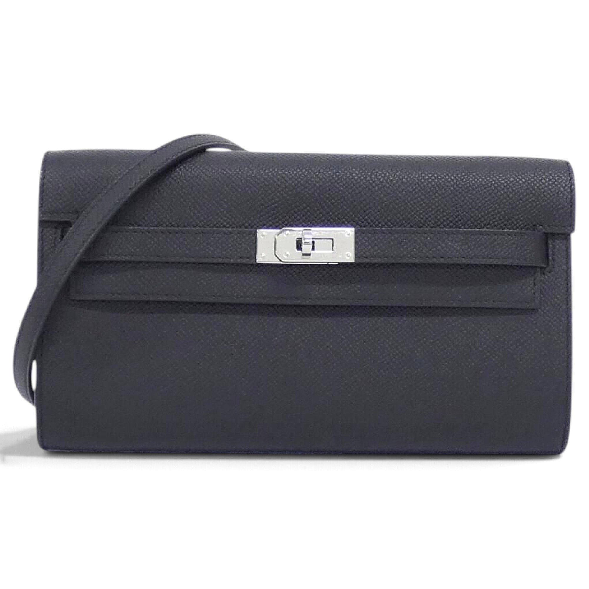 Hermes Kelly 25 Handbag Black Epsom Leather