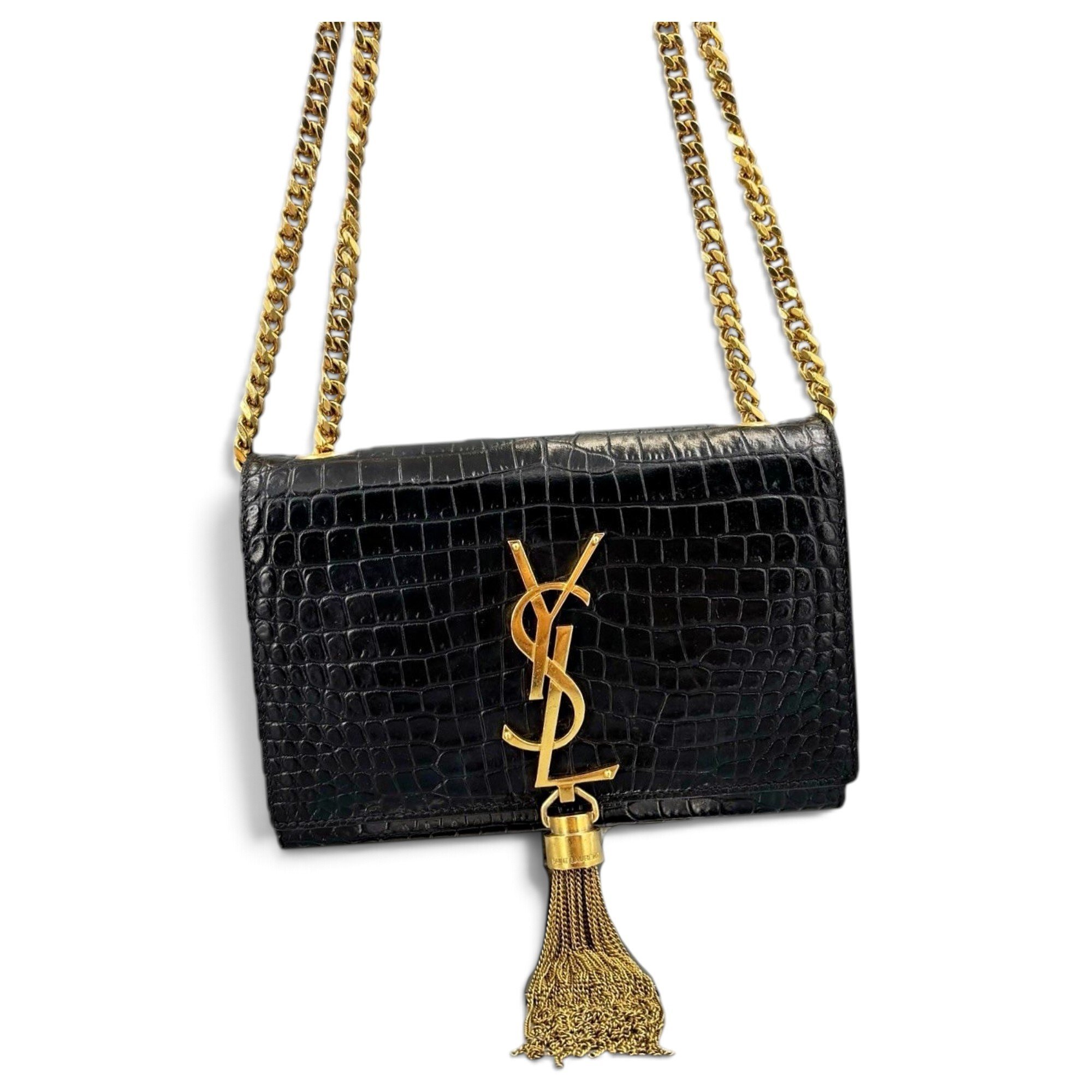 Pompom Kate leather handbag