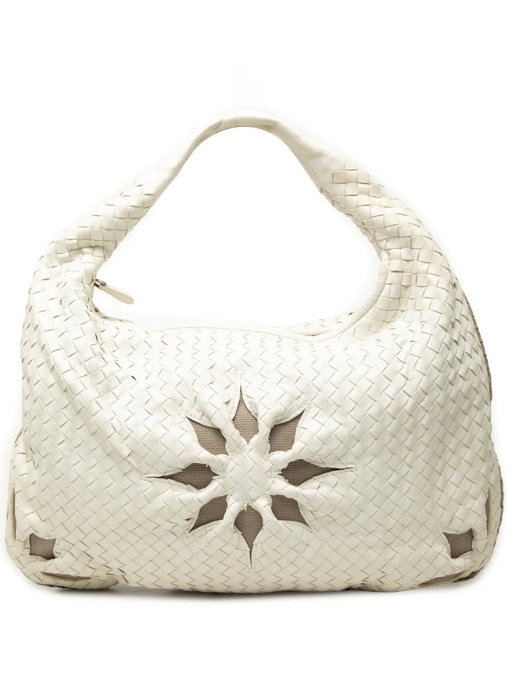 2007-2011 Large Nappa Intrecciato Flower Veneta hobo bag