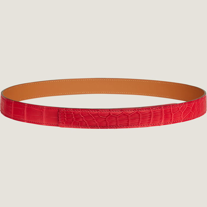 Géranium Leather Strap 24 MM