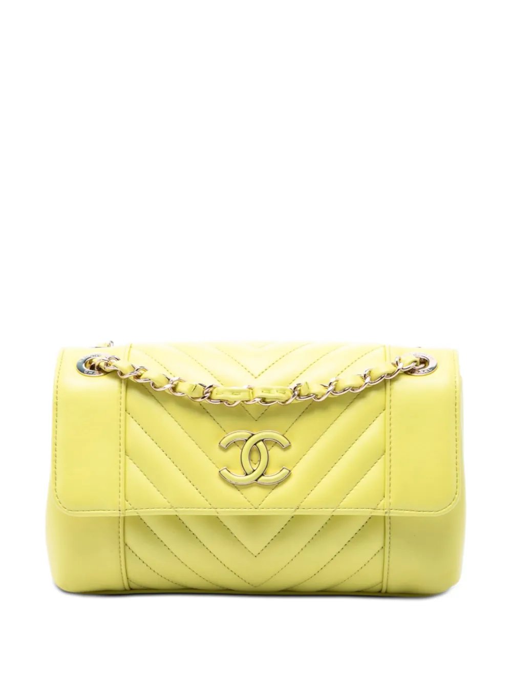 2019 Small Quilted Calfskin Daily Chevron Flap crossbody bag