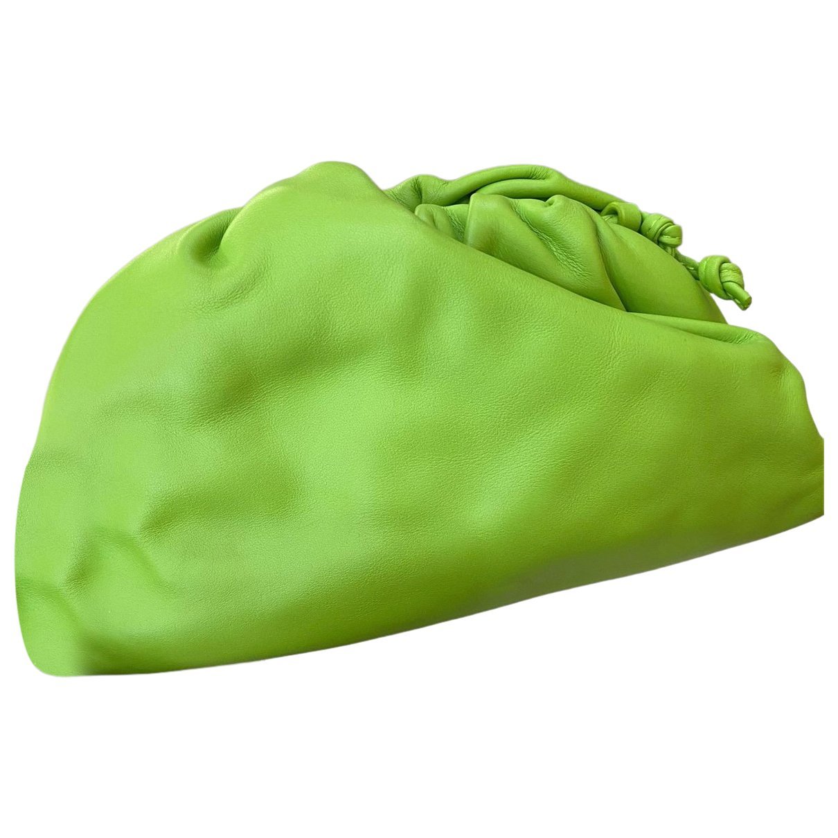 Pouch leather clutch bag