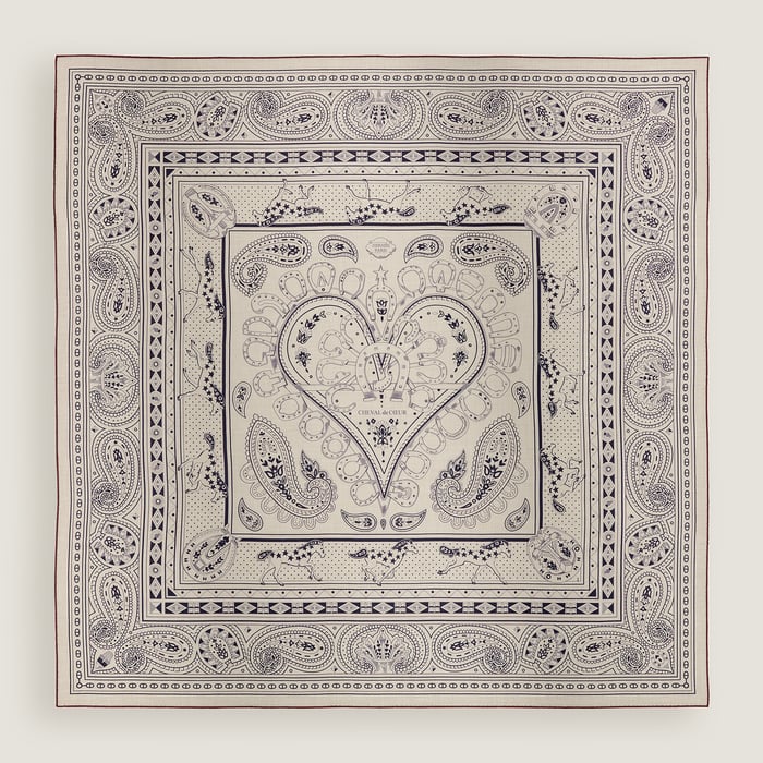 Cheval De Coeur Bandana Shawl 140