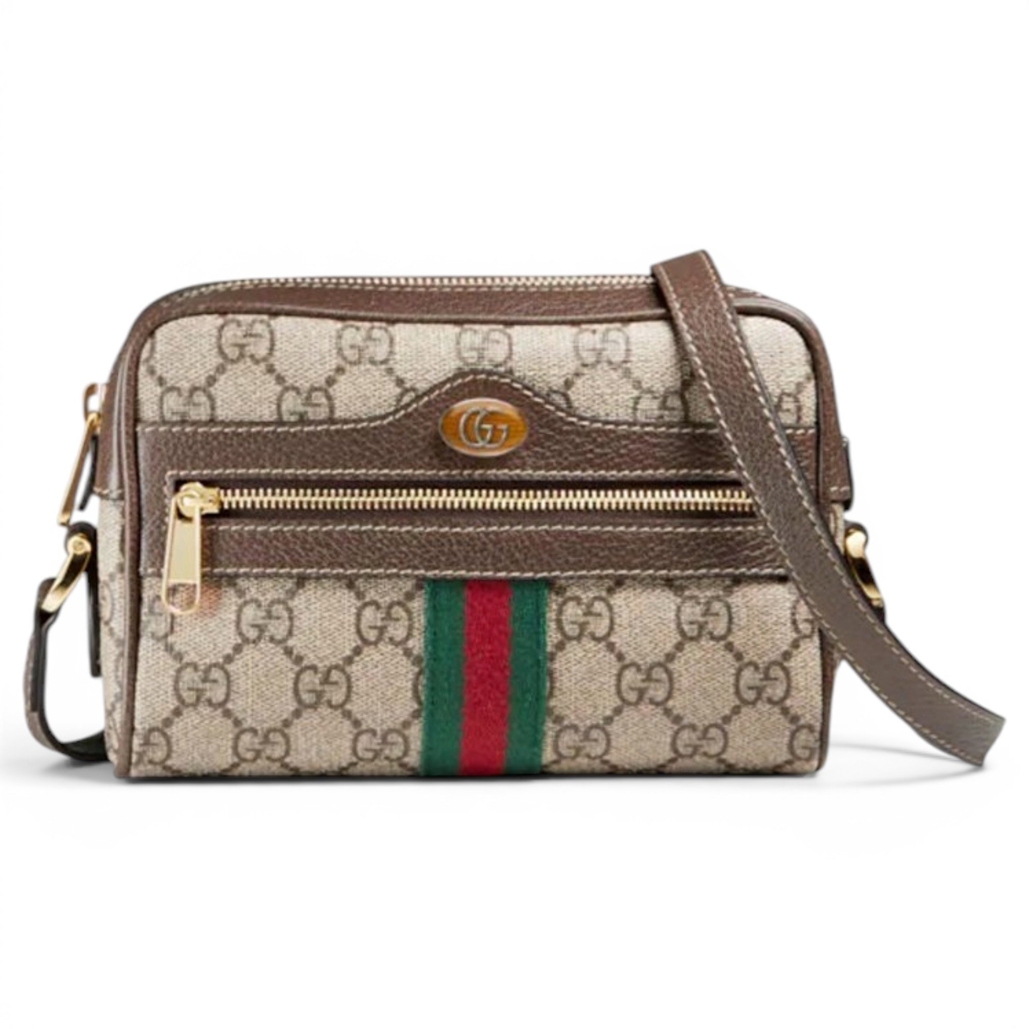 Ophidia leather crossbody bag