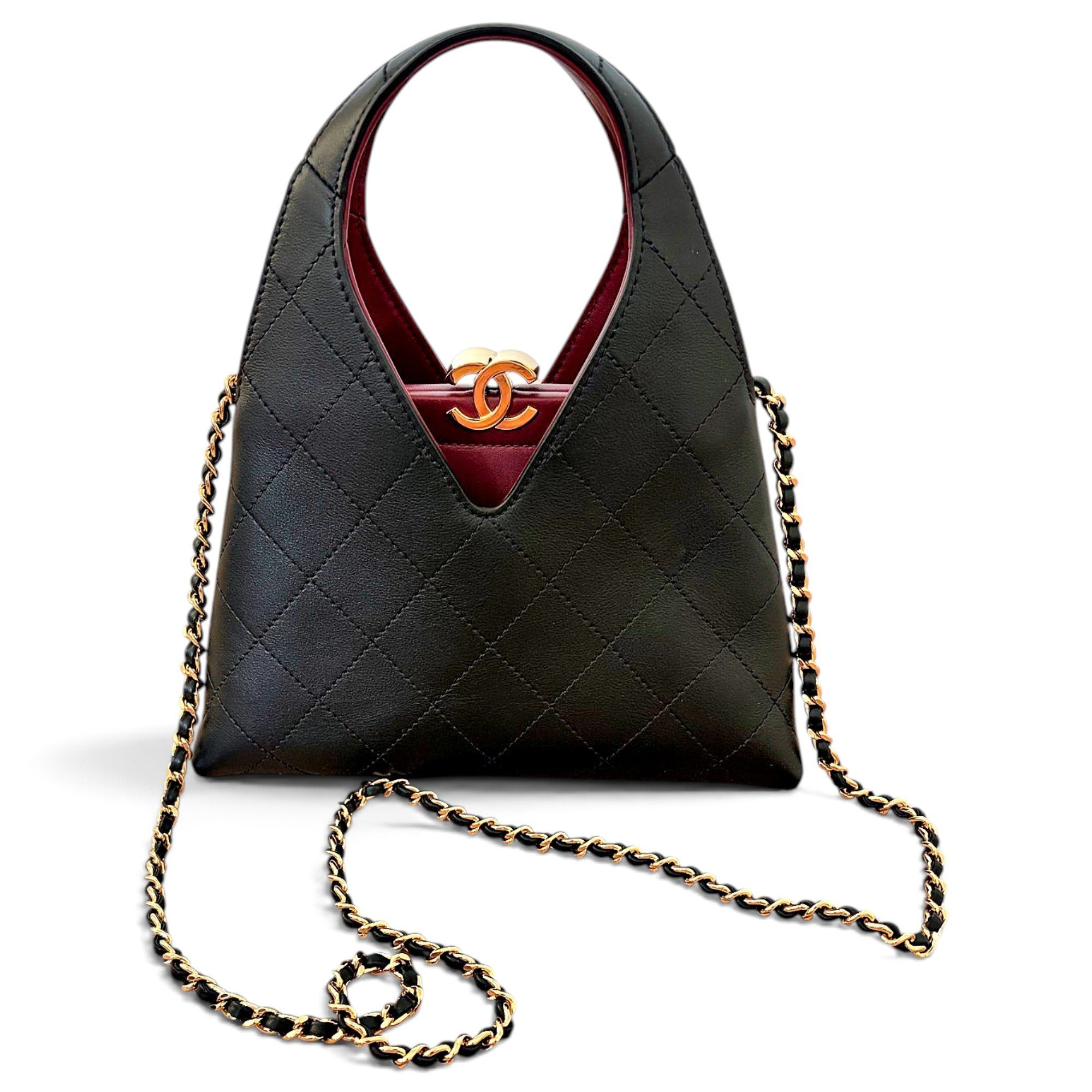 Mini Shopping leather handbag
