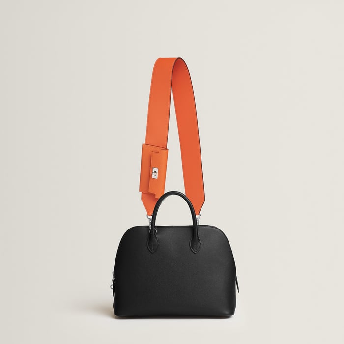 Orange Kelly Pocket 50 MM Bag Strap