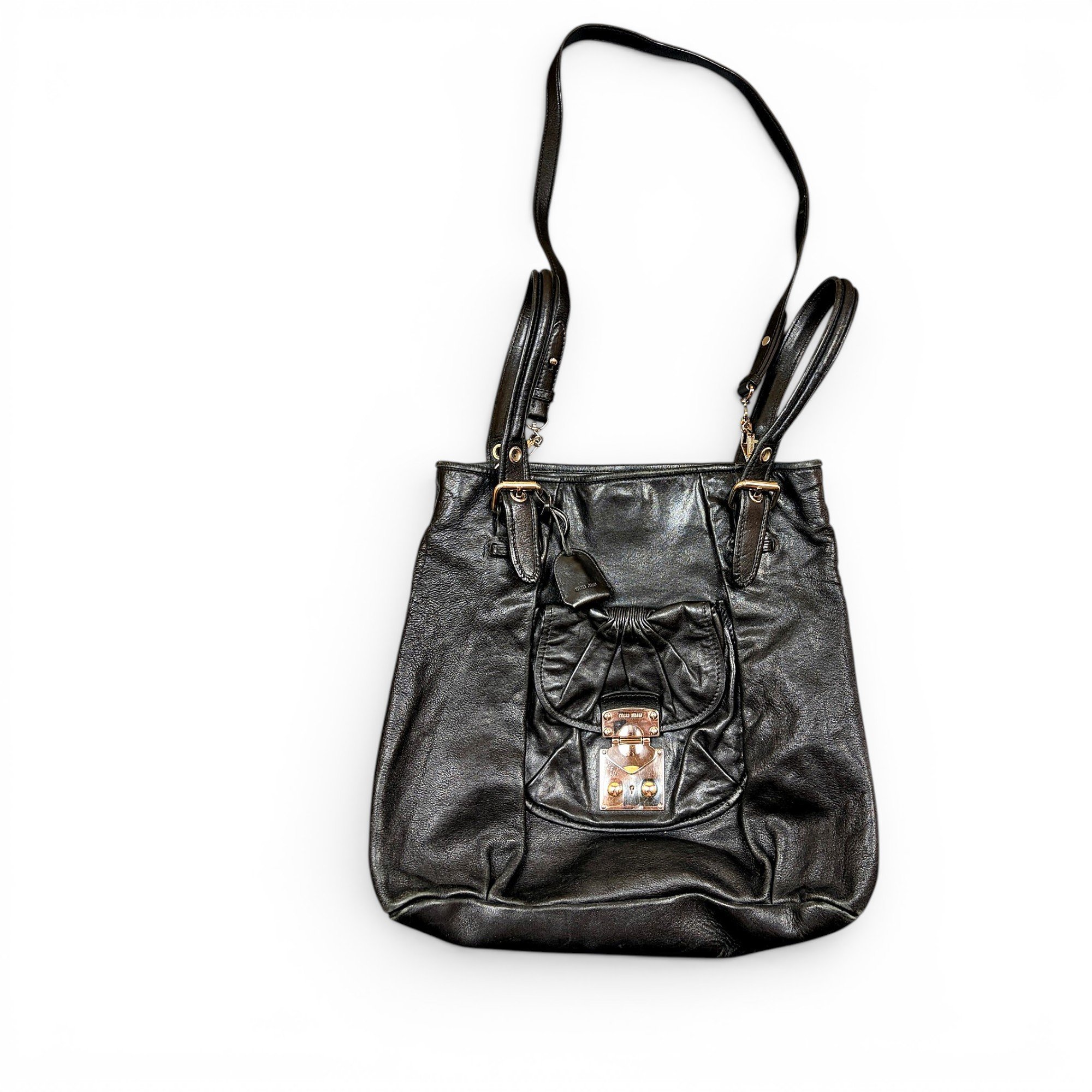 Leather handbag