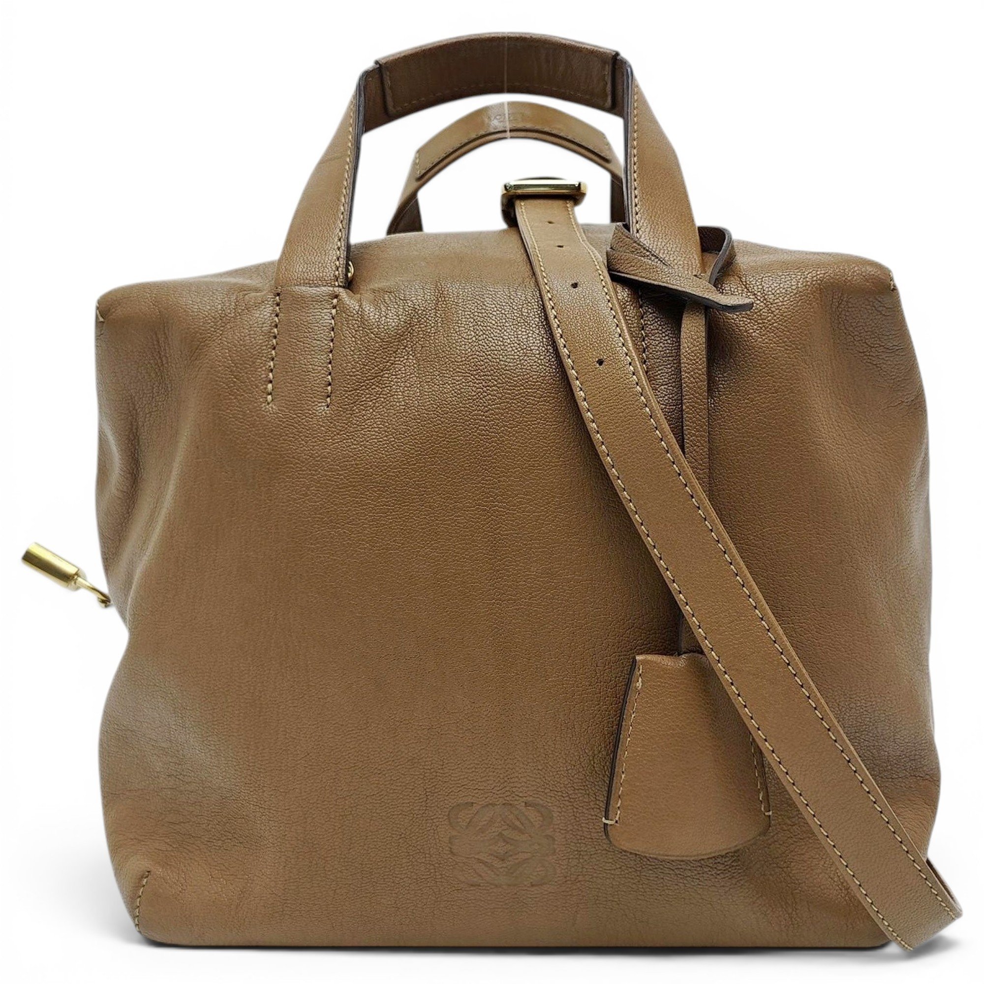Leather handbag