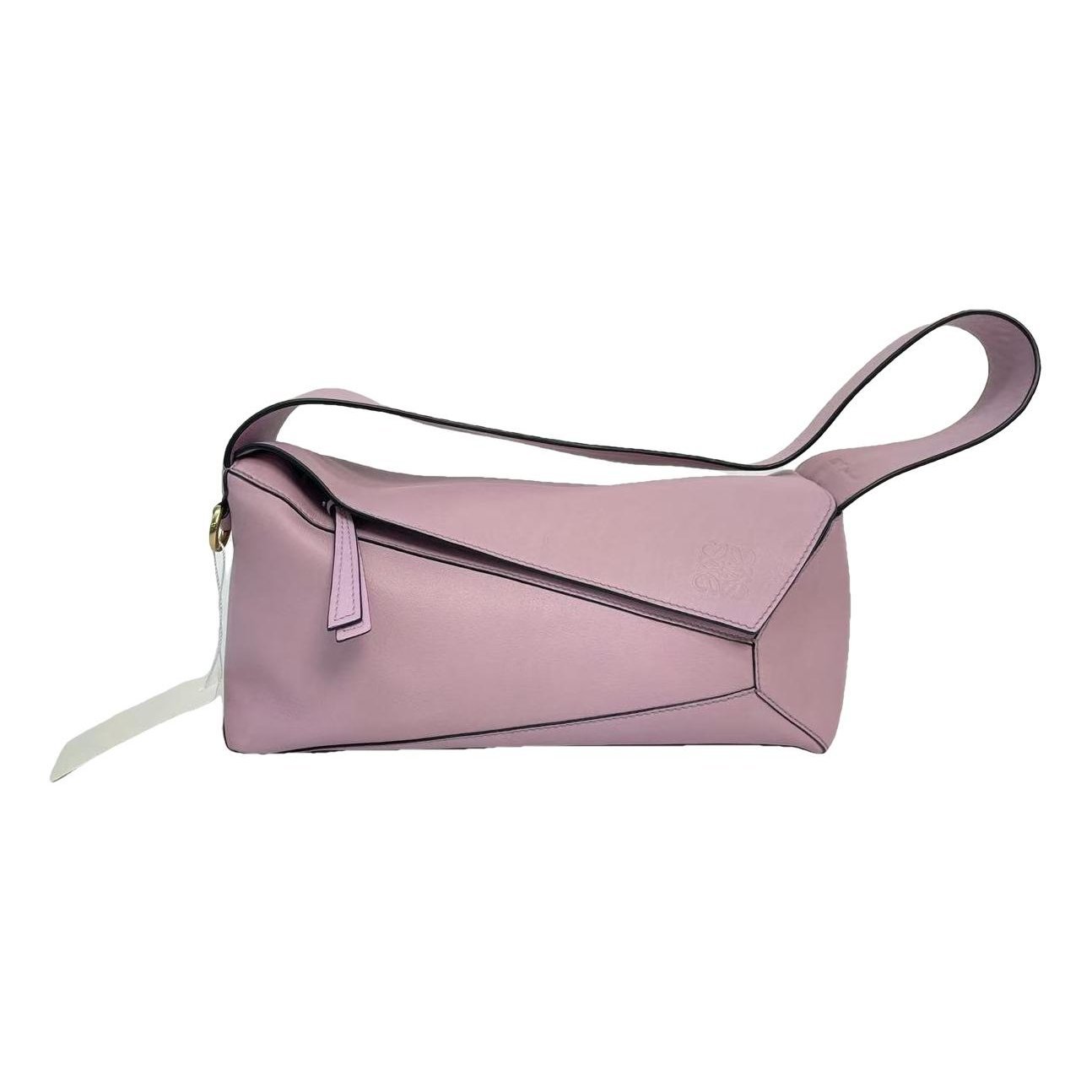 Puzzle leather handbag