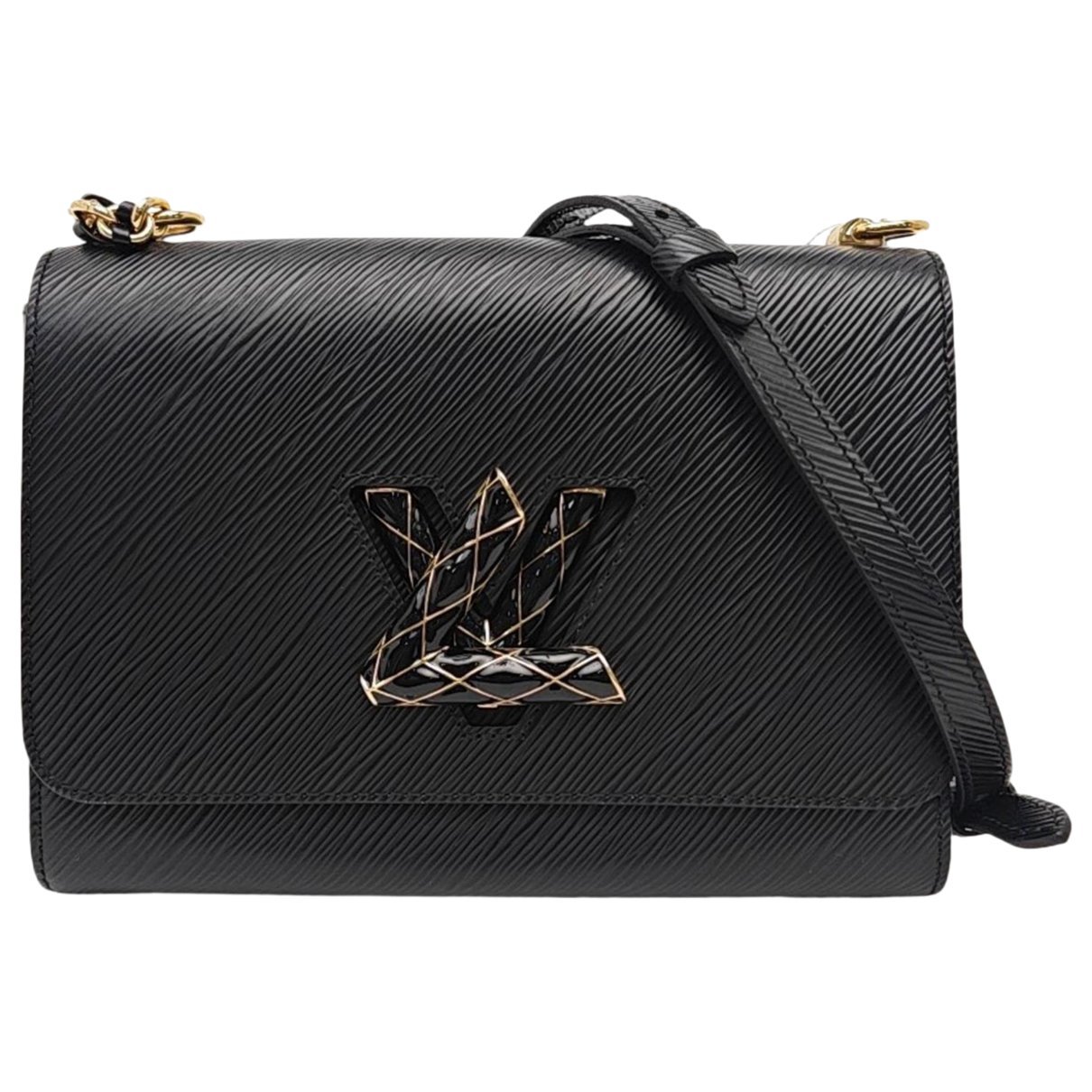 Twist leather crossbody bag