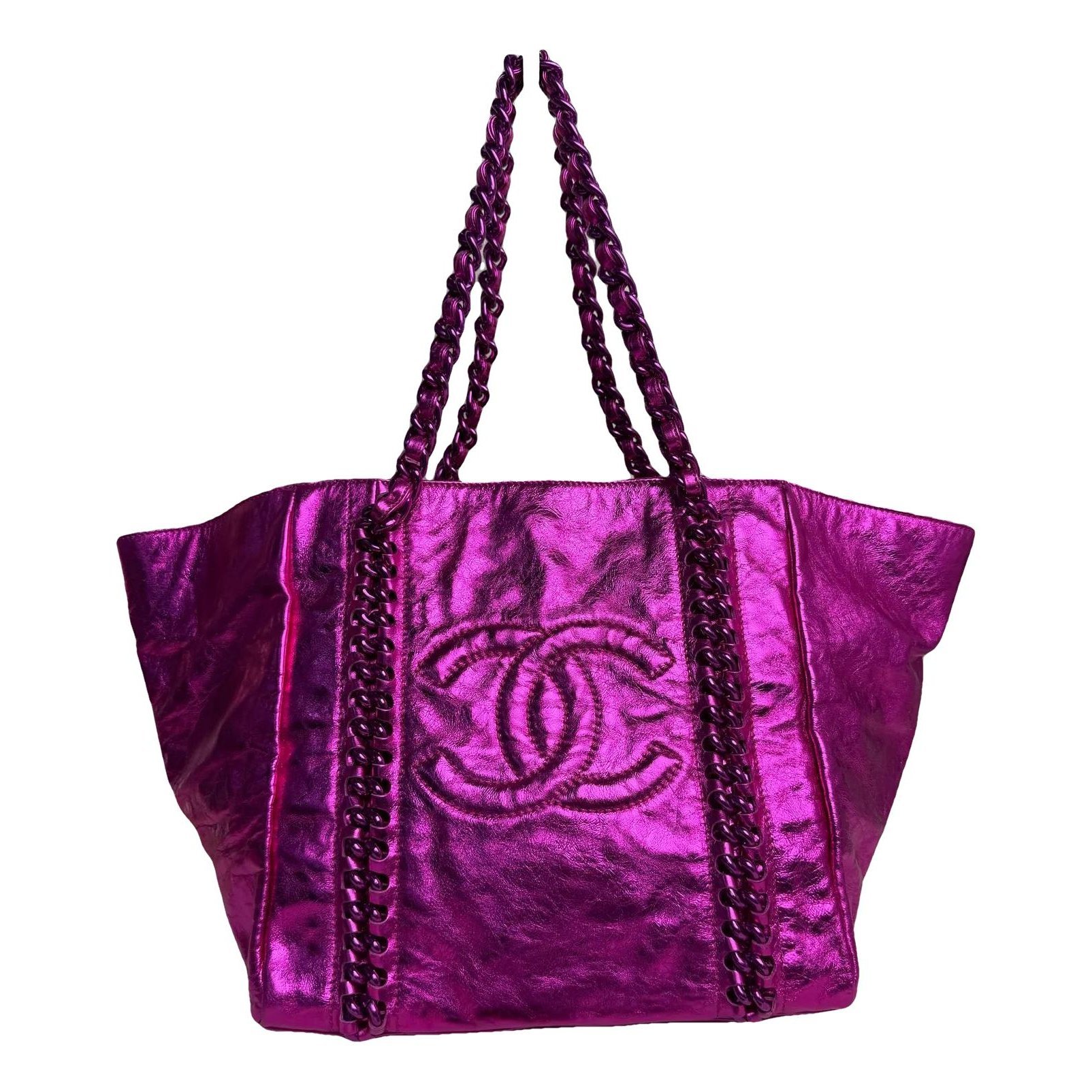 Leather tote