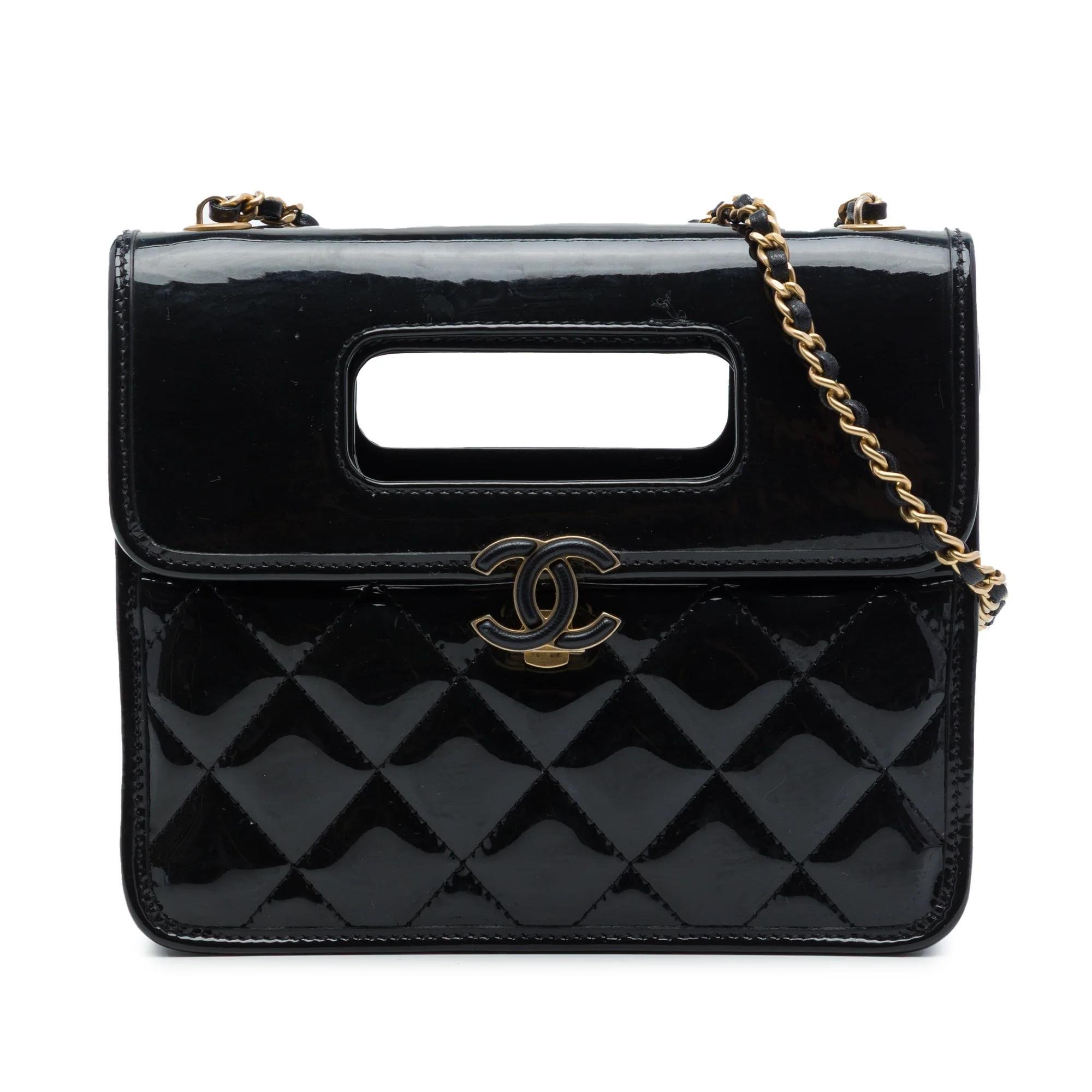 Timeless/Classique patent leather satchel