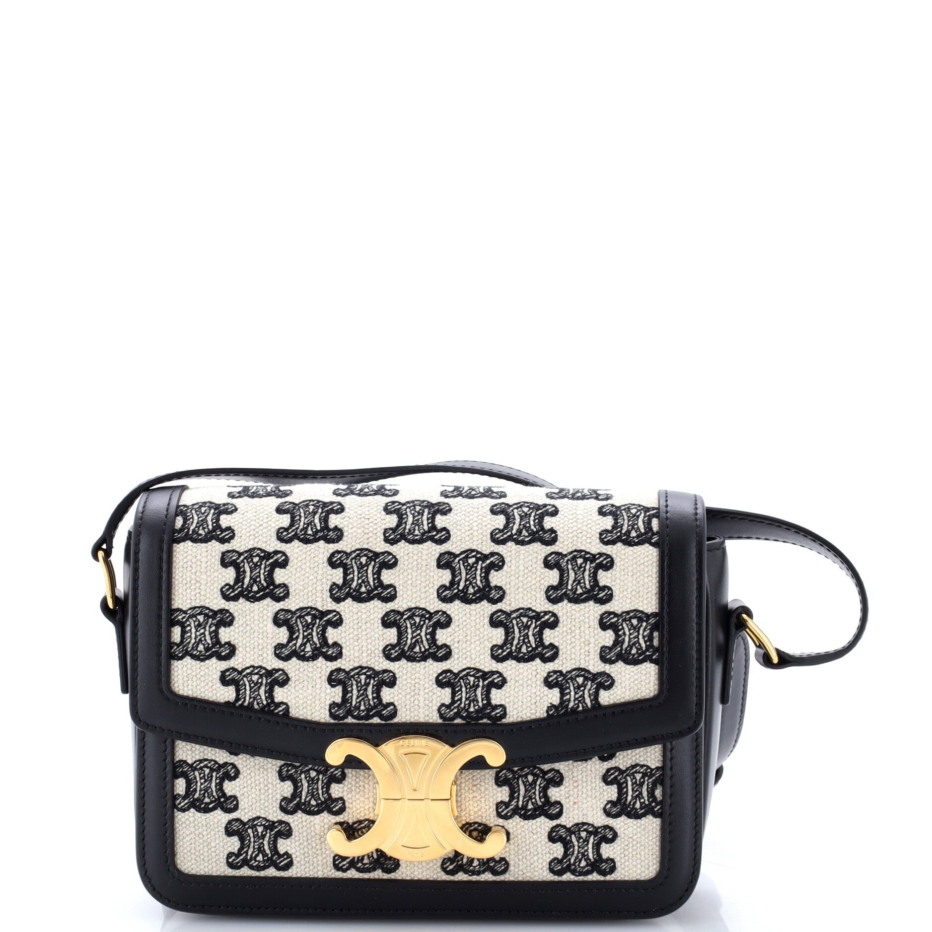 Triomphe Shoulder Bag Triomphe Canvas and Leather Teen