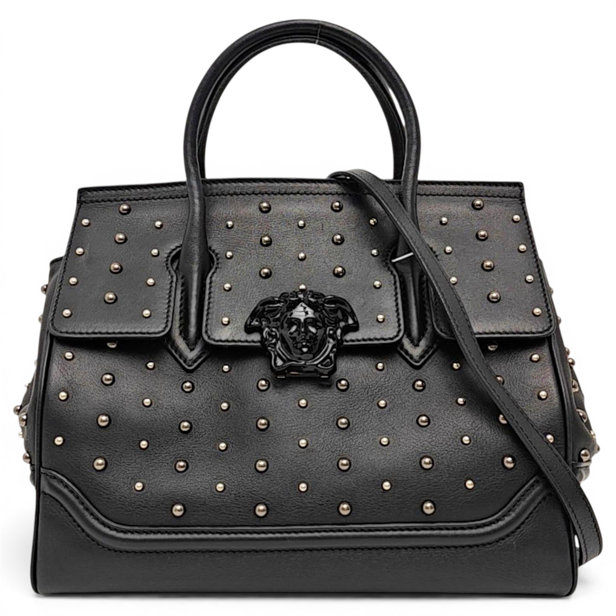 Palazzo Empire leather handbag