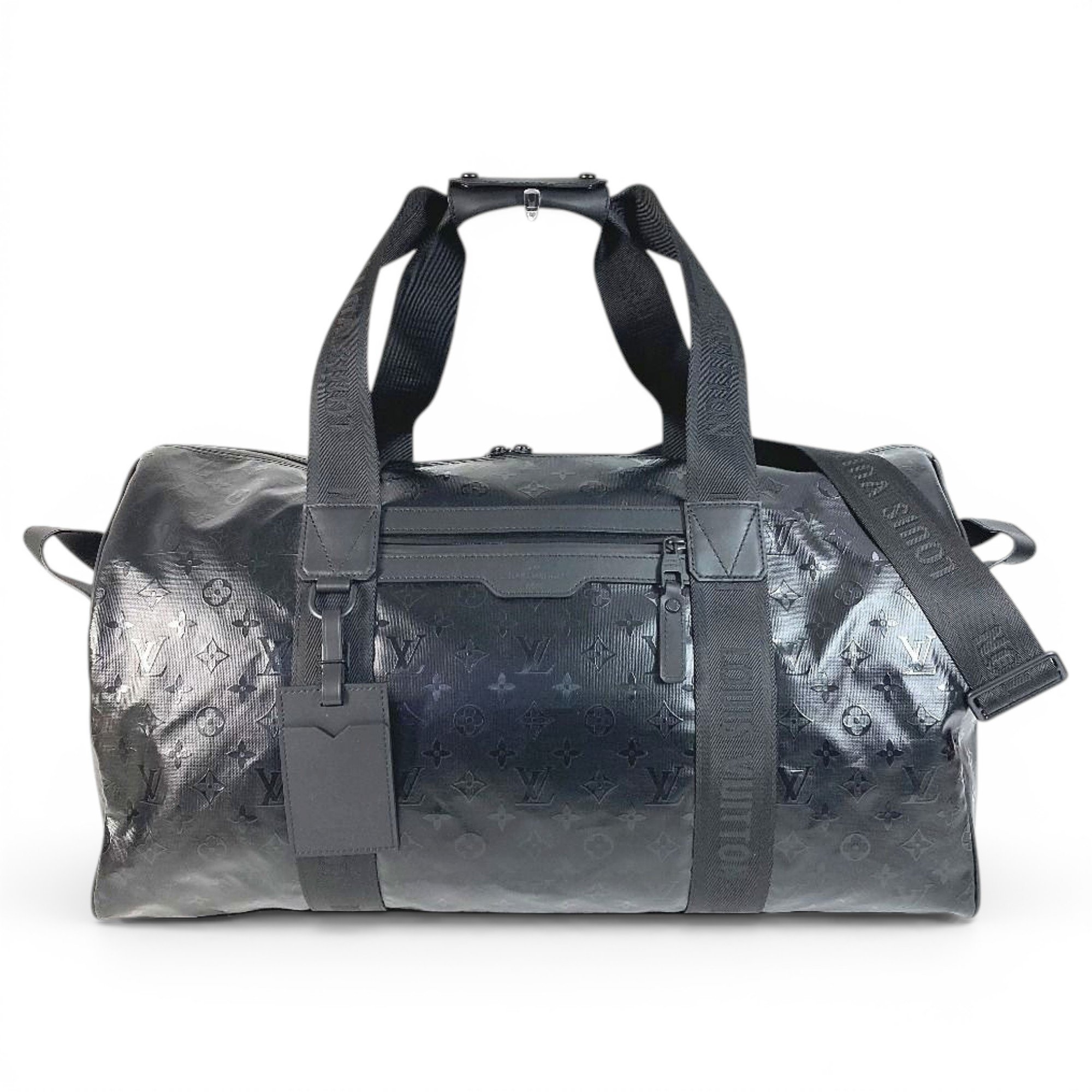 Keepall leather travel bag