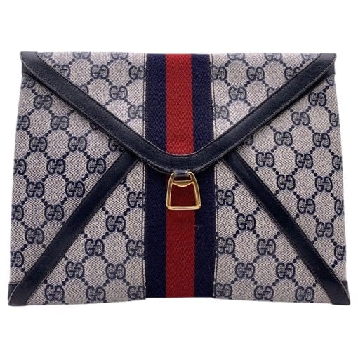 Ophidia cloth clutch bag
