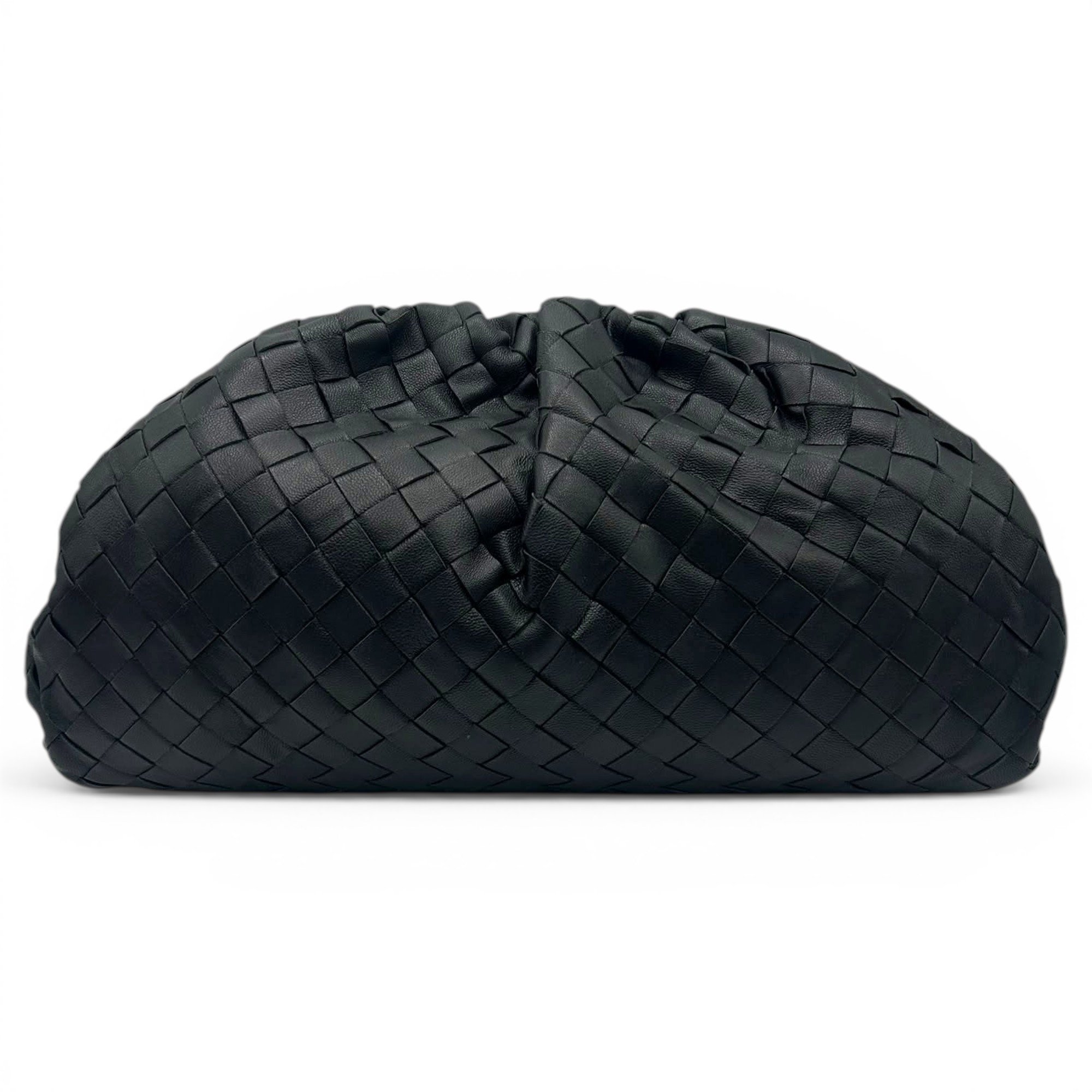 Pouch leather handbag