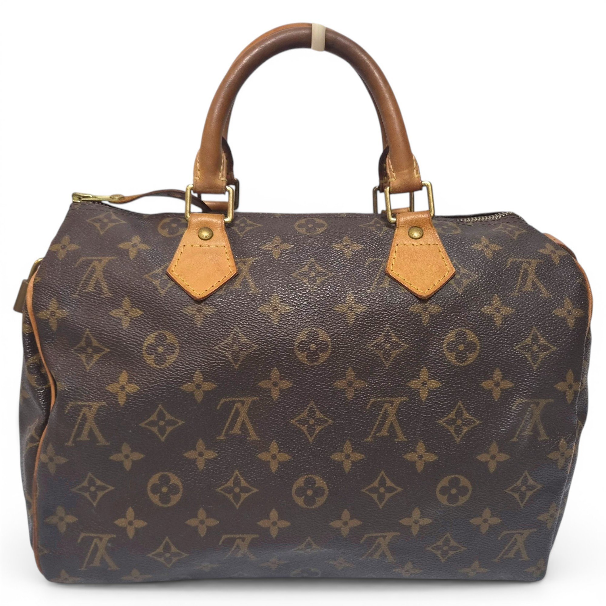 Speedy leather handbag