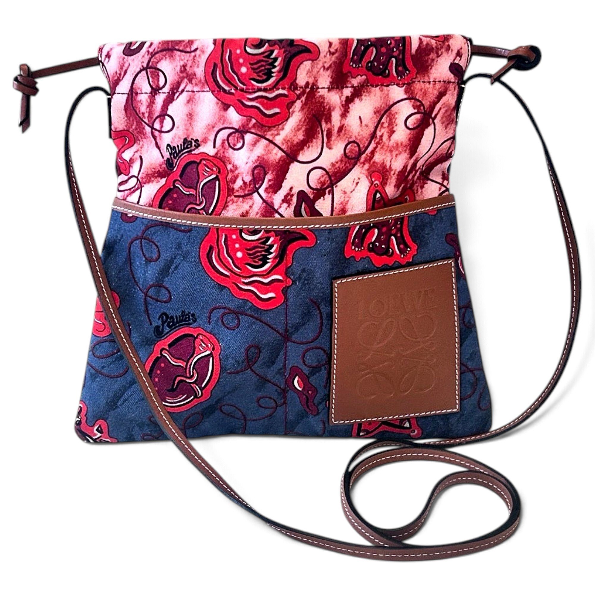 Slit crossbody bag