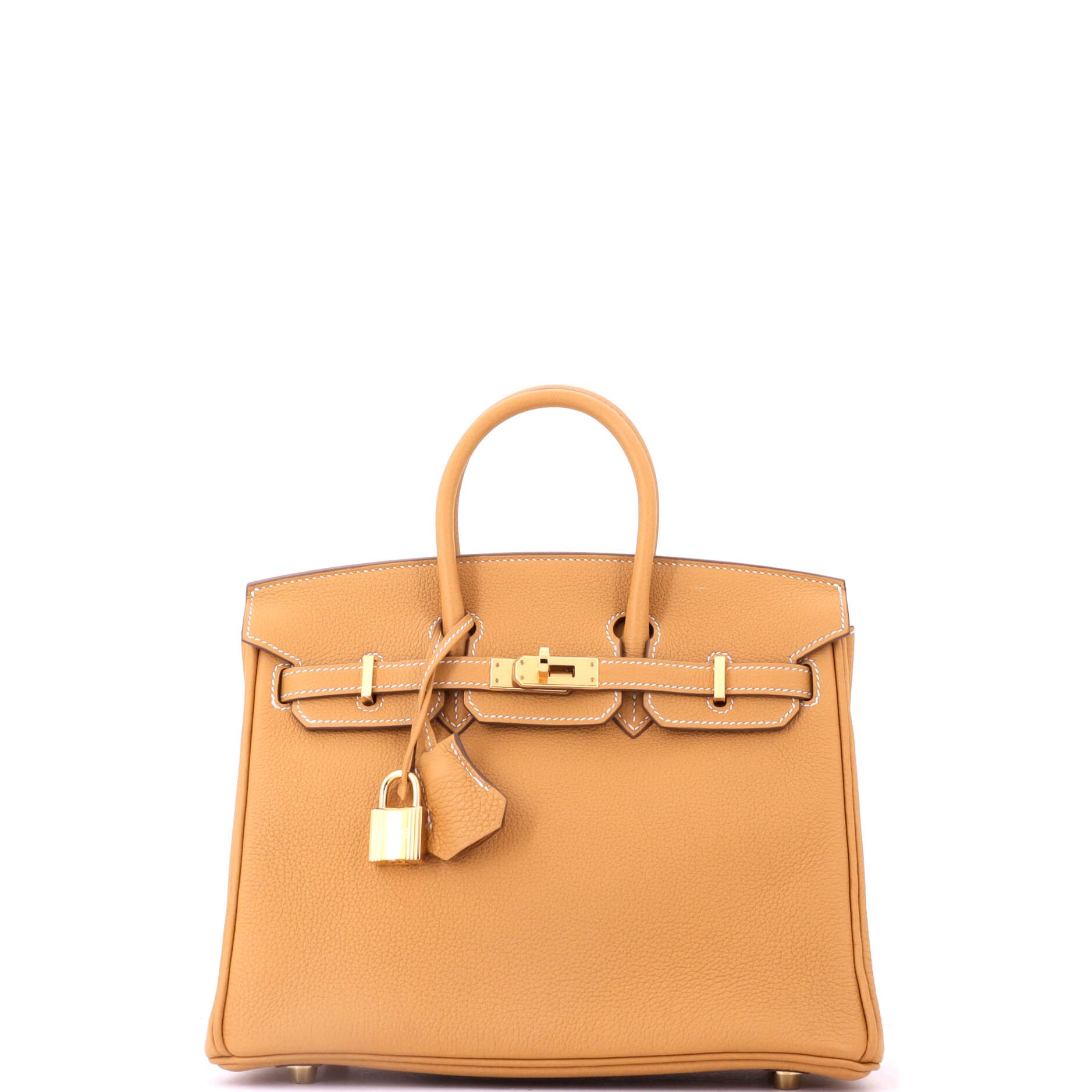 Birkin Handbag Natural Sable Togo with Gold Hardware 25