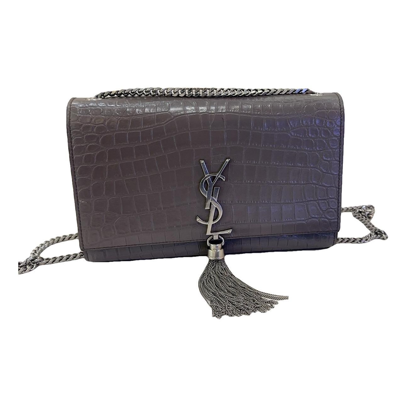 Pompom Kate leather handbag