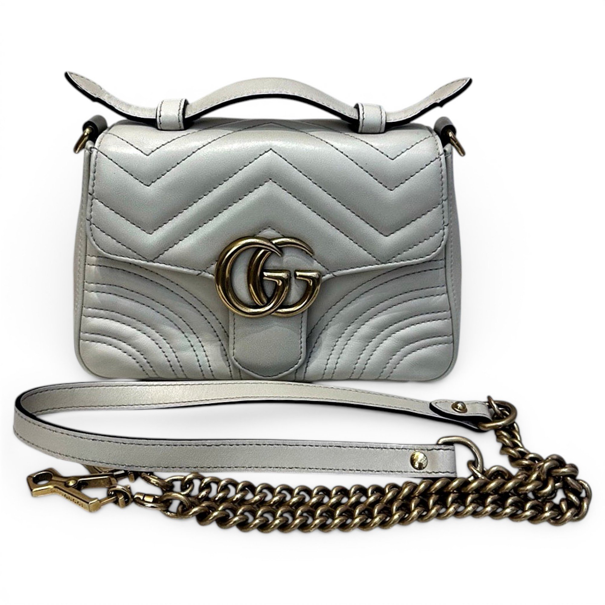 GG Marmont Flap leather handbag