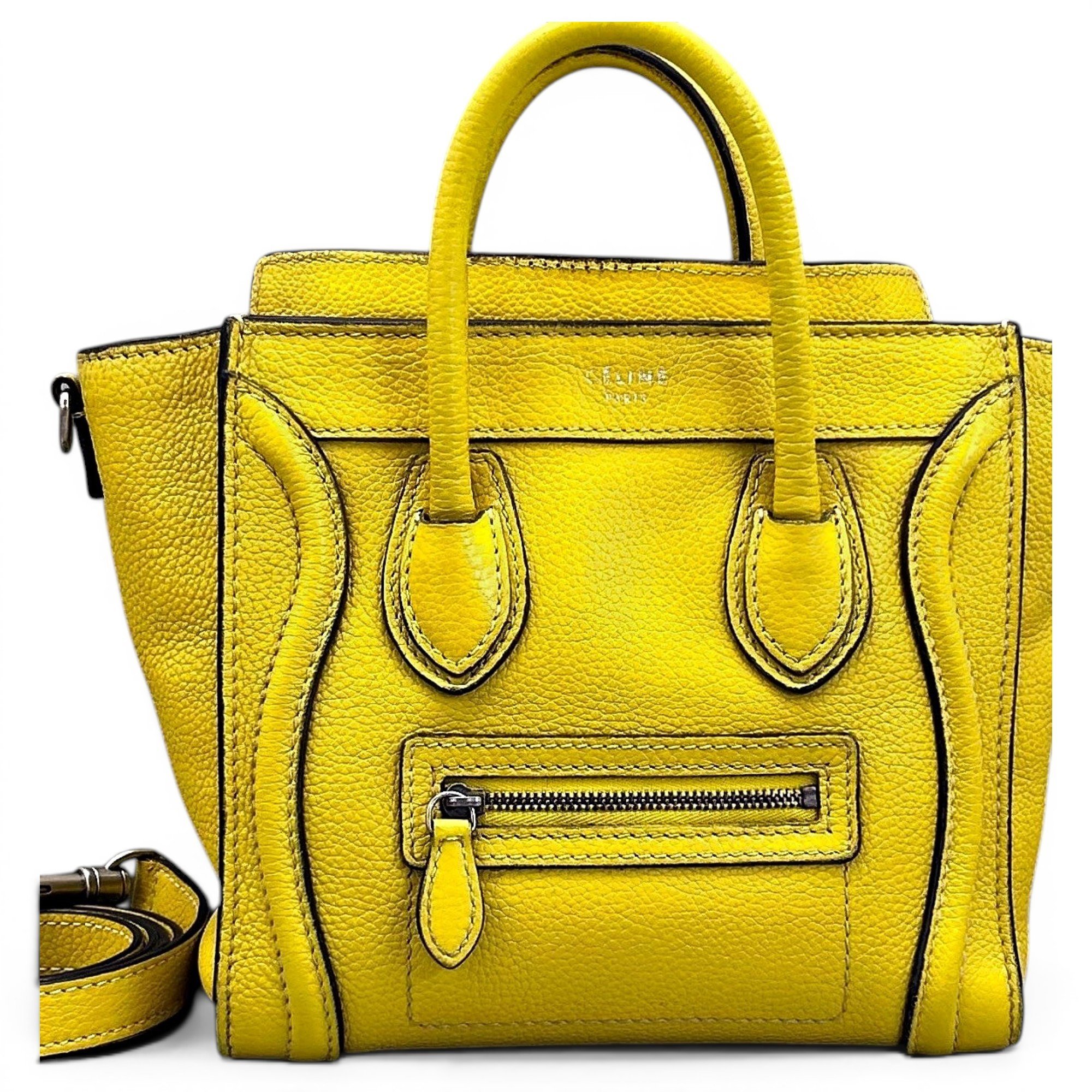 Nano Luggage leather handbag