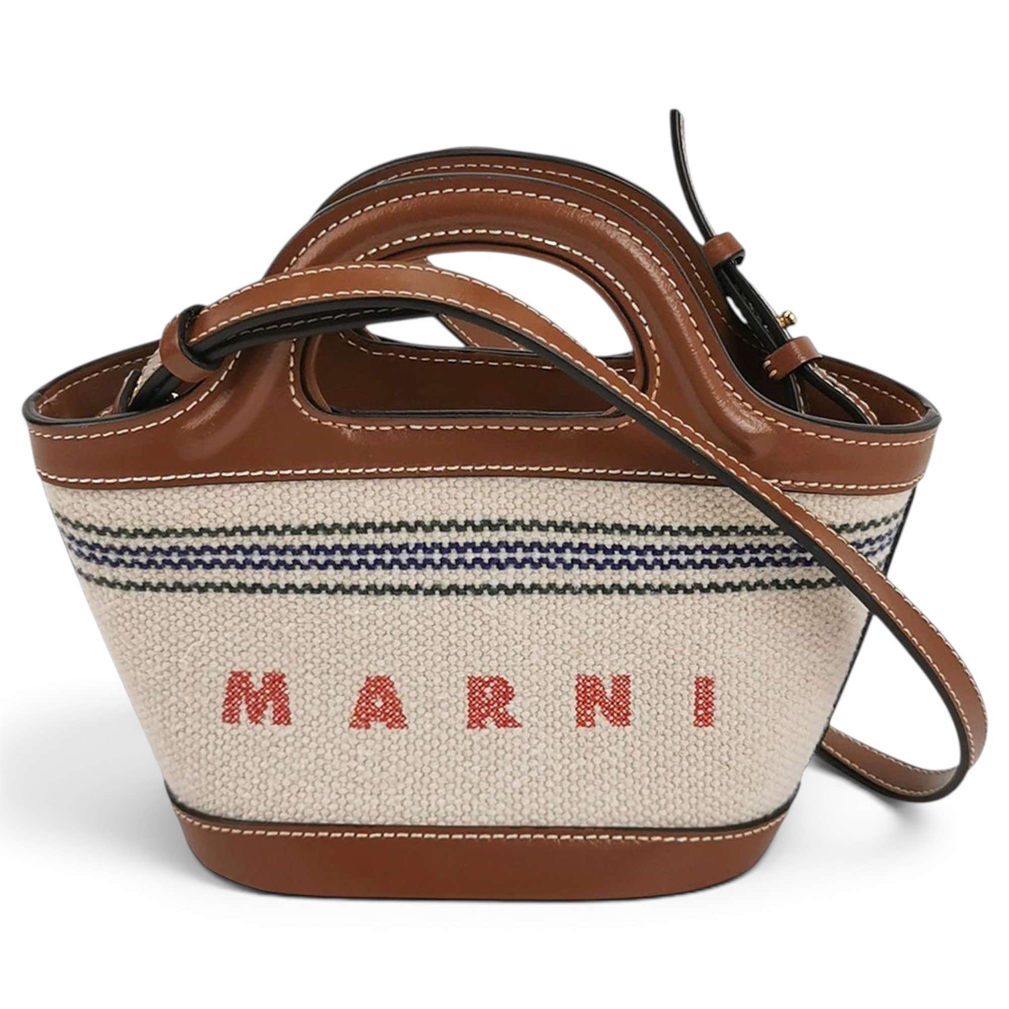 Marni Tropicalia cloth handbag