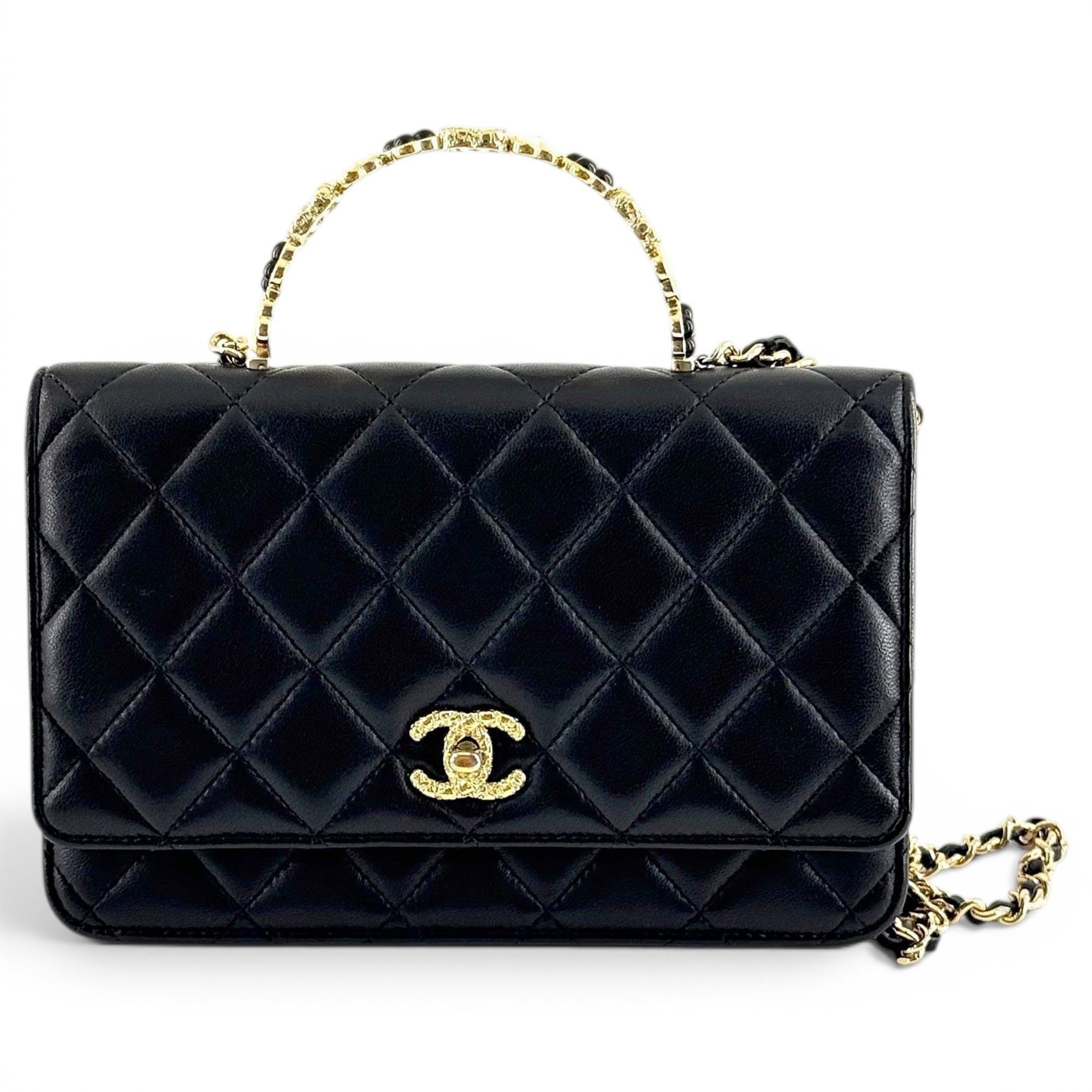 Wallet On Chain Timeless/Classique leather handbag