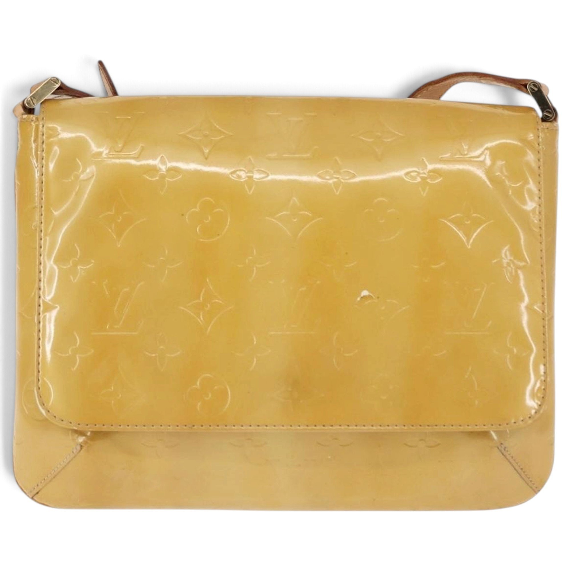 Thompson patent leather handbag