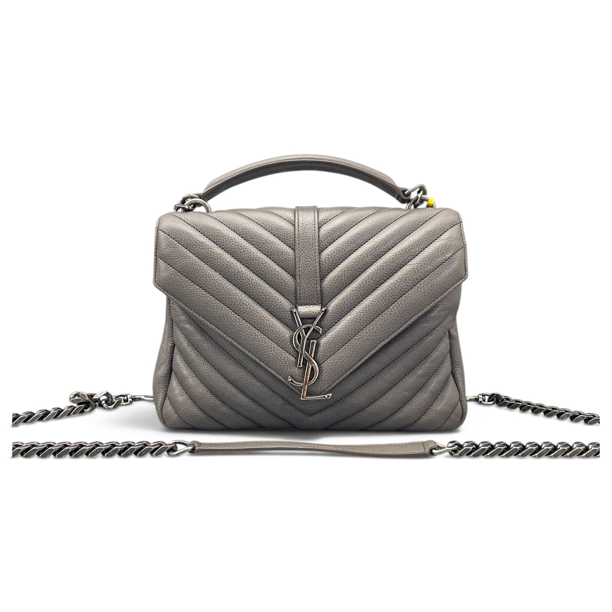 Collége monogramme leather handbag