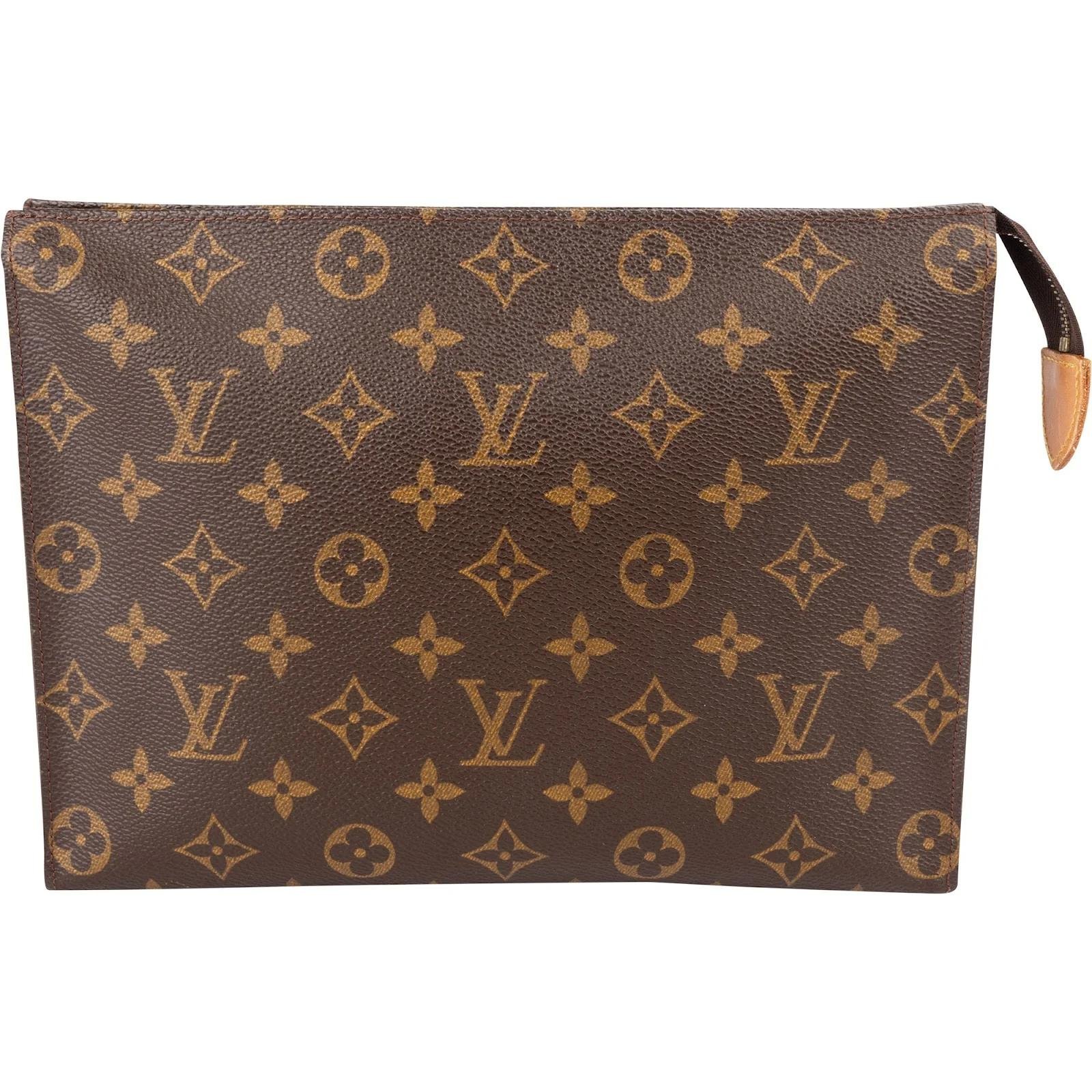 Poche toilette leather vanity case