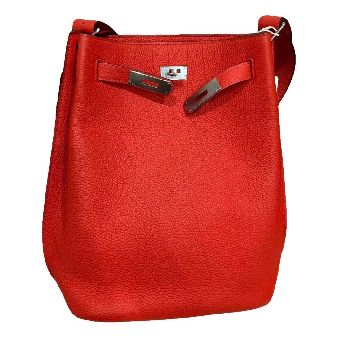 So Kelly leather handbag
