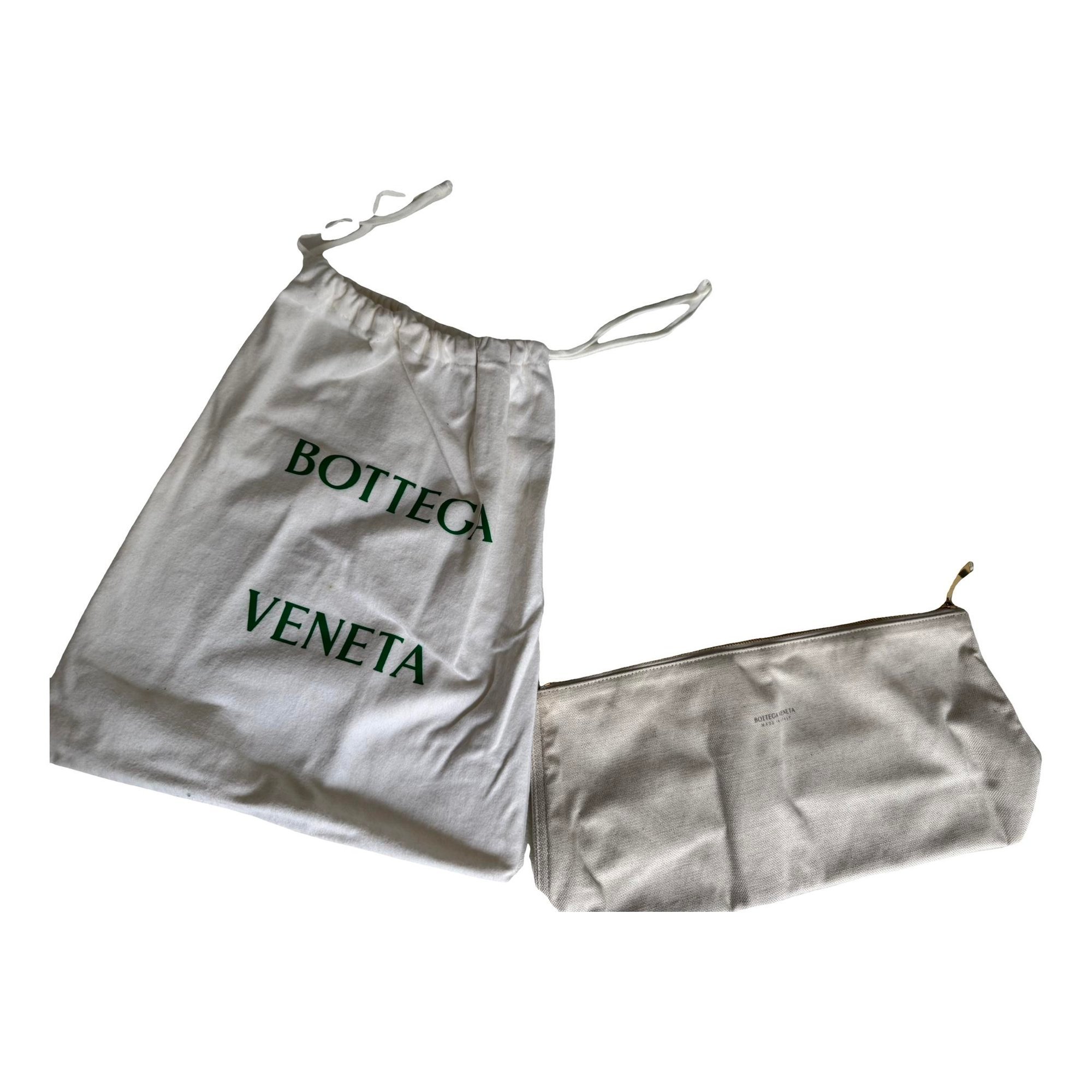 Linen clutch bag