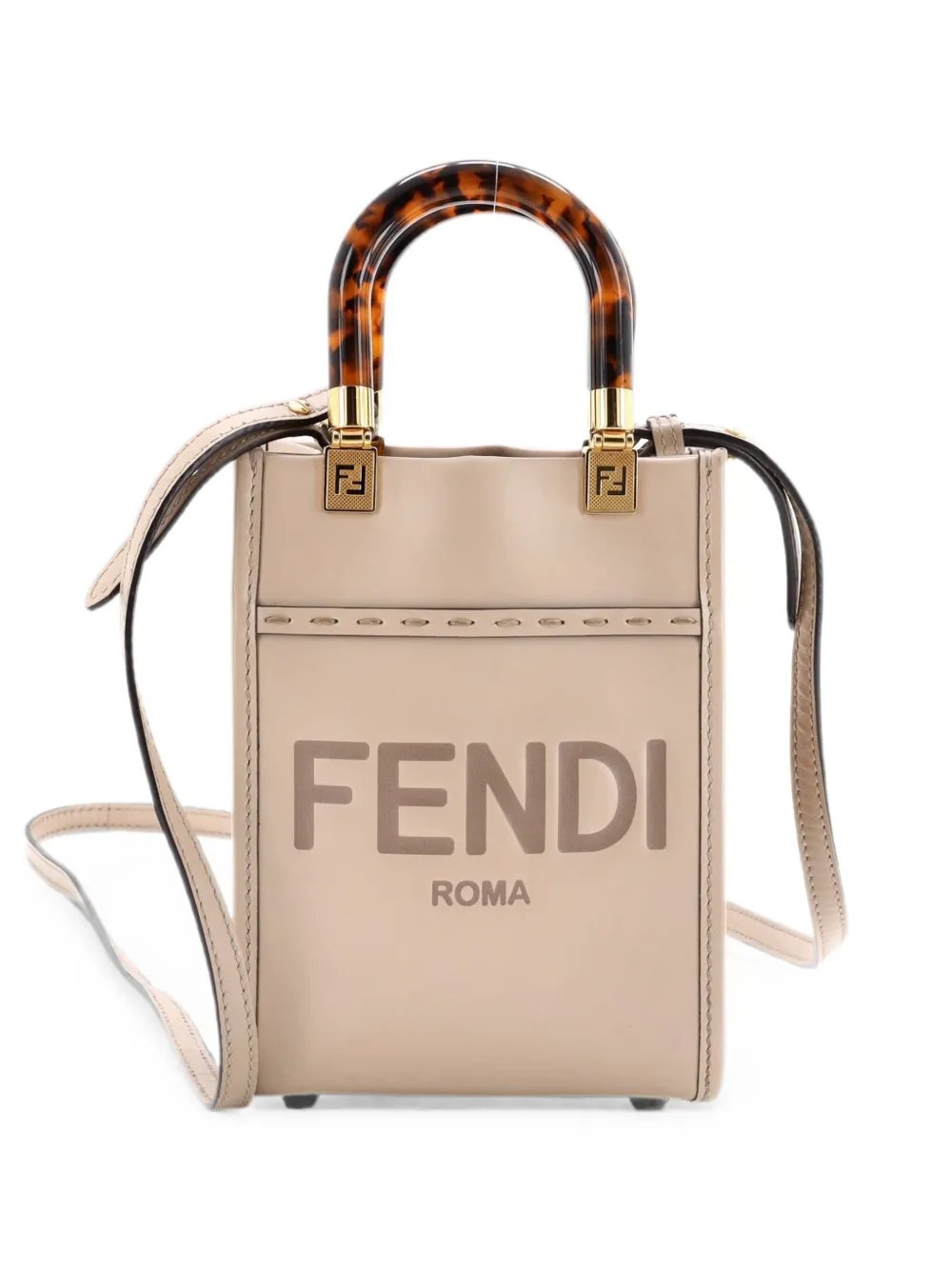 Sunshine Shopper Tote Leather Mini crossbody bag