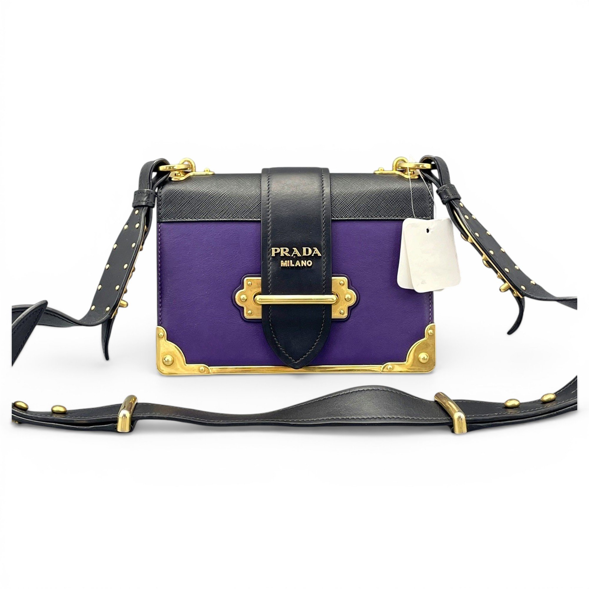 Cahier leather handbag