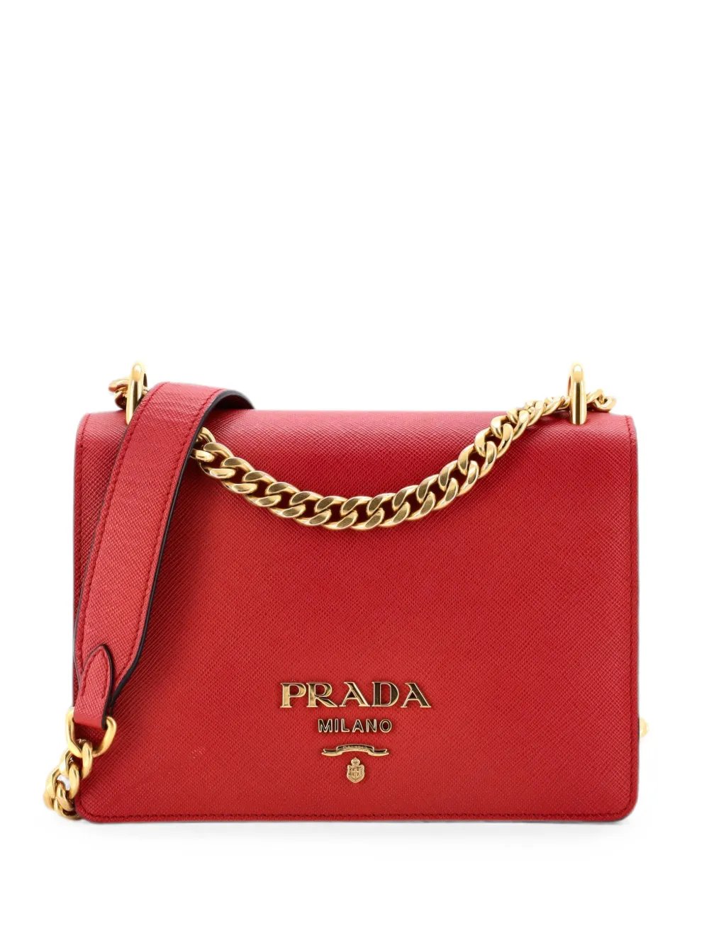 Chain Flap Bag Saffiano Leather Small crossbody bag
