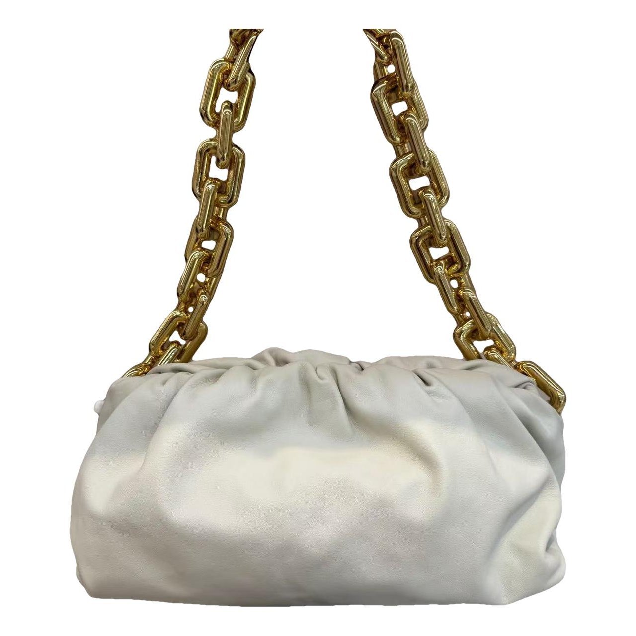 Chain Pouch leather handbag