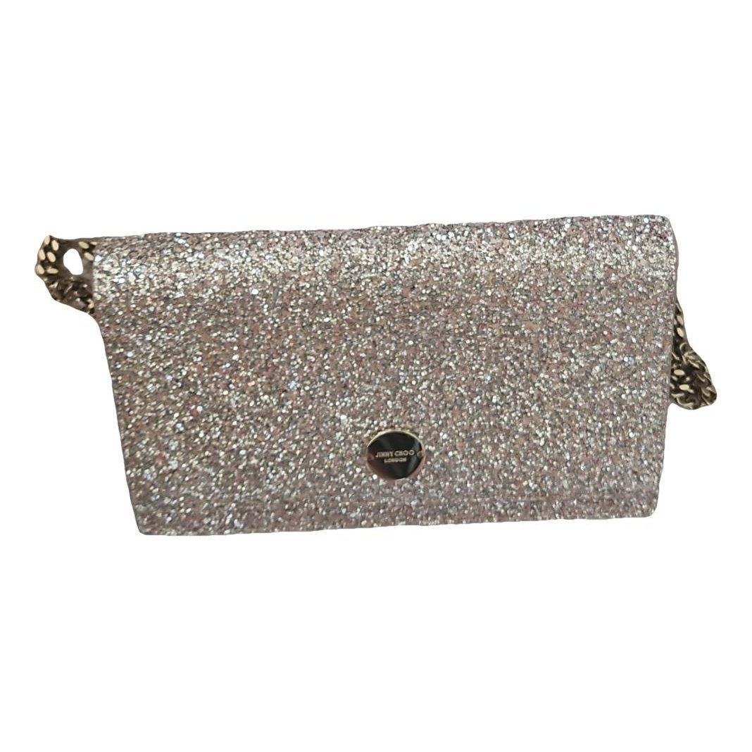 Glitter clutch bag